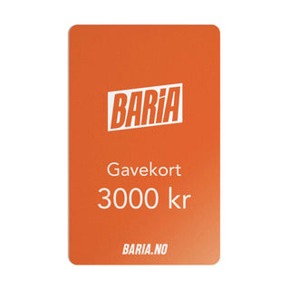 Gavekort 3000 kr
