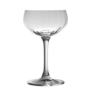 Retro Optisk Champagneglass 21cl